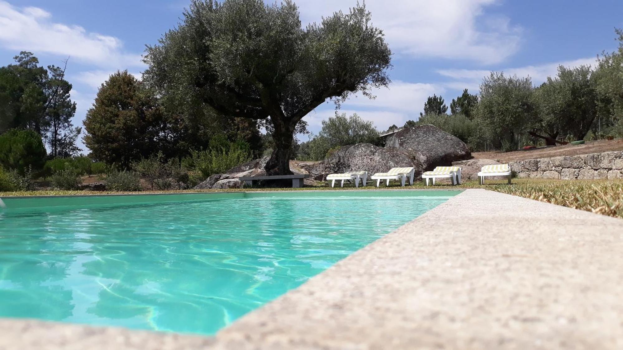 Quinta Da Pedra Mija Pensionat Santar Exteriör bild